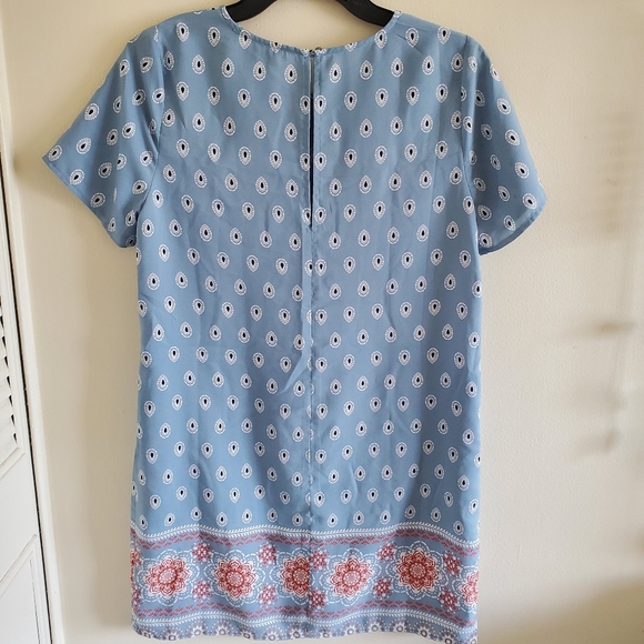 SOLD • Lulu's Secret Paradise Print Shift Dress Sm - Picture 7 of 13